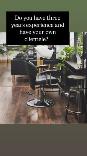 Hairdressing chair to rent /nails/ brows