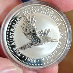 Kookaburra 1996 1oz silver coin