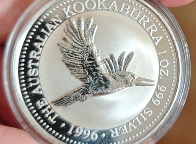 Kookaburra 1996 1oz silver coin