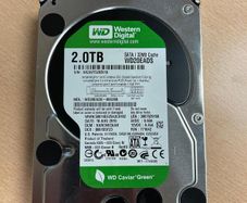 Western Digital Caviar Green 2TB,Internal,5400 RPM,8.89 cm (3.5") (WD20EARS)