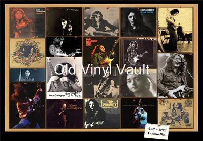 Rory Gallagher-Tribute Poster Collage repro print