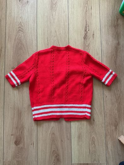 Gorgeous Hand Knitted Girls Cardigan 7-8 years