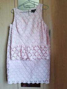 NEXT cotton lace top & match skirt 2 piece set UK 12