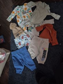 Small bundle of baby boys newborn to 3 months
