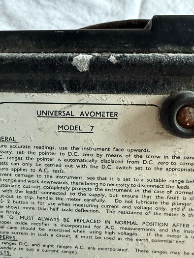 Vintage Universal Avometer