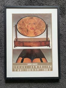 1973 Pirelli Calendar - January Art Framed - 54cm x 73cm