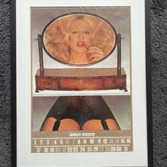 1973 Pirelli Calendar - January Art Framed - 54cm x 73cm