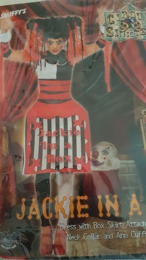 Smiffys Jackie in a Box Costume, Medium 10 to 14