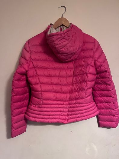 michael kors pink light down/feather puffer jacket