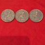 Italia 1 Lira pieces 2 from 1928 (rare year) and 1 from 1922 Image 3