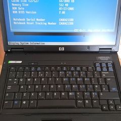 HP Compaq nx6310 (Intel Core 2 T5500 1667 MHz) + nx5000 for parts