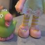 Lime Chiffon Friend with Parrot Parfait pet but complete outfit HTF AGC Kenner A.G.C same era as MLP G1 My Little Pony Image 2