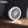 Elegant Desktop & Ceiling Fan with Ring Night Light Image 2