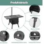 Camping Stove Cast Iron Hot Tent Wood Stove Image 5