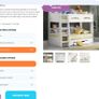 Orion White Bunk Bed Image 4