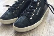 Calvin Klein Lacoste flat black shoes sneakers trainers UK7/EUR41