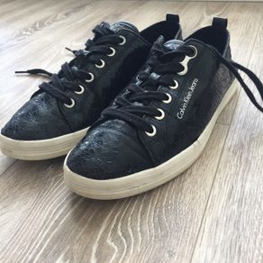 Lacoste Calvin Klein black shoes sneakers trainers UK7 unisex