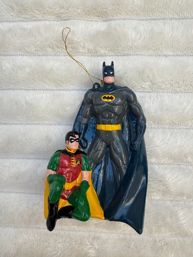 Vintage Batman & Robin Christmas Ornament by Kurt S. Adler 2000 Used Please see photos