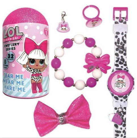 BRAND NEW L.O.L Surprise Jewellery Series Watch & Accessories 8 Surprises Inside
