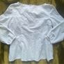 Quin And Donnelly BRODERIE ANGLAISE blouse size UK12 Image 2