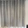 2 pairs crushed velvet eyelet curtains. Image 4