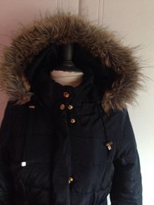 Navy winter coat