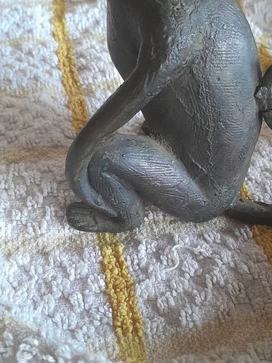 old bronze monkey