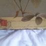 Vintage Enamel Rose Wall Plaque Image 4