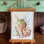Vintage 70s Kitchen Tile Wall Hanger Image 5
