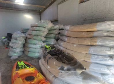 Huge selection of single and family kayaks