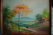 Oil on Canvas by  philipino artist Victor Cabisada