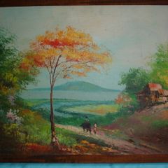 Oil on Canvas by  philipino artist Victor Cabisada