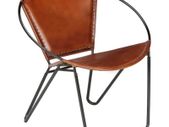 Chair Brown Real Leather