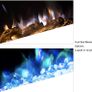 NEW SALE | Electric Fireplace Touch Screen Glass Panel Colorful Flame Insert Wall Mounted Heater Remote Control Image 2