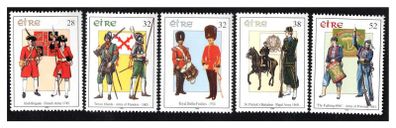 1995 Ireland Military (Army) Uniforms Commemorative Stamps Mint Never Hinged (MNH)