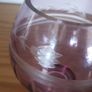 POT - Etched Lavender Glass Pot Image 4