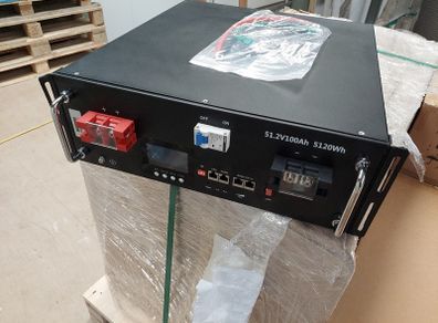 LiFePo4 51.2V 5.12kWh Solar Energy Storage Lithium Battery