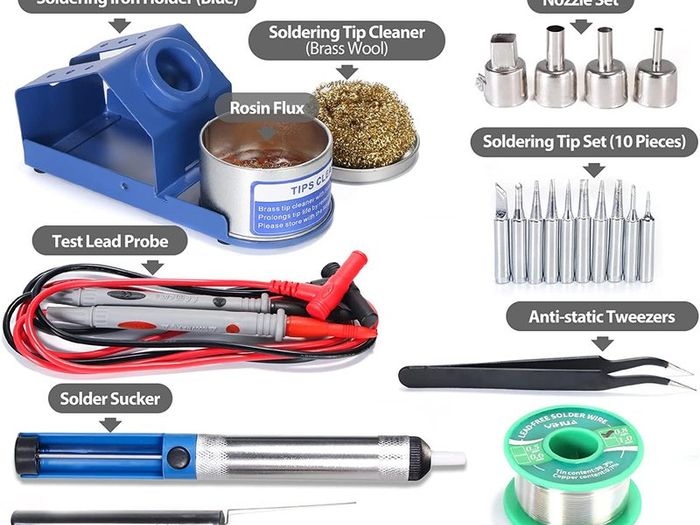 853d 2a Usb Smd Hot Air Rework Station Soldering Station 0 15v Dc Power ...