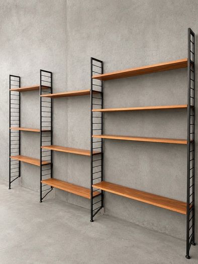 ladderax mid century modern shelving vintage retro