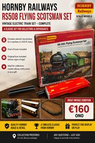 Vintage Hornby RS.508 Flying Scotsman Electric Train Set