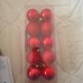 Red Christmas Baubles Image 2