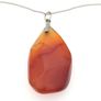 Vintage 925 Sterling Silver & Carnelian Necklace Image 3
