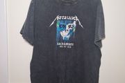 ZARA METALLICA  short sleeve t shirt top