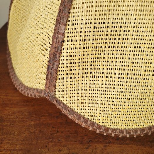Vintage rattan lightshade