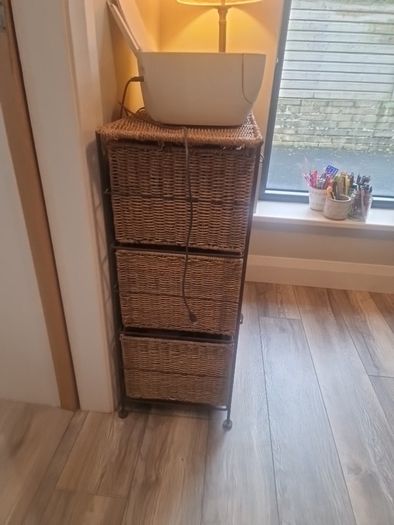 Wicker Storage Unit