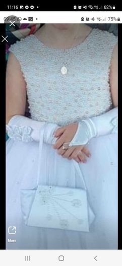 Stunning girls communion dress fury godmother