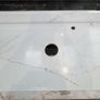Ethereal glow basin vanity 100mm hole & 30mm tap hole. Image 2