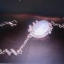 18K Rose Gold Filled simulated Opal & Diamonds Bracelet Image 3