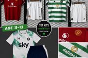 Kids bundle of 3 football kits