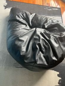 PU leather bean bag